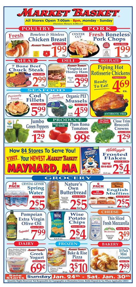Market basket weekly ad lake charles - Weekly Ad & Flyer Market Basket. Ends today. Market Basket; Sun 02/11 - Sat 02/17/24; View Offer. View more Market Basket popular offers. Show offers. Phone number. 617-884-0646. Website. www.shopmarketbasket.com. Social sites . Customer rating. 1. 3 5 1. ... Market Basket in Chelsea, MA may change times over public holidays. In 2024 these …